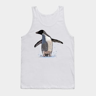 adelie penguin splashing about :o) Tank Top